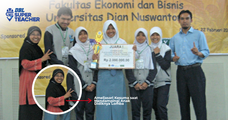 DBL Super Teacher: Ameliasari Kesuma, Guru Ekonomi yang Rawat Budaya Menulis