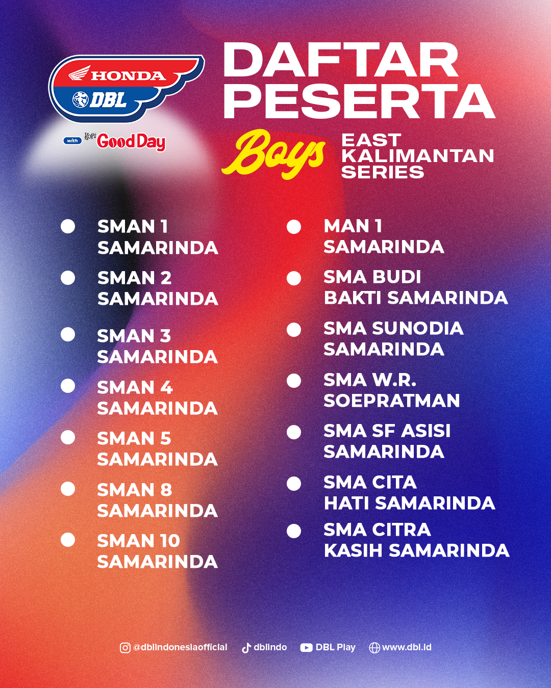 DAFTAR PESERTA BOYS