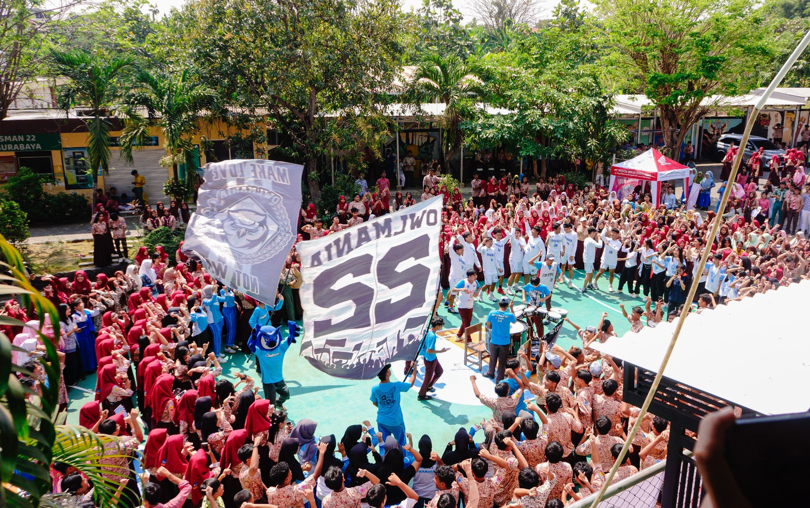 SMAN 22 Surabaya Gelar Roadshow Pertama DBL Surabaya, Basket Smadda Siap Berjaya