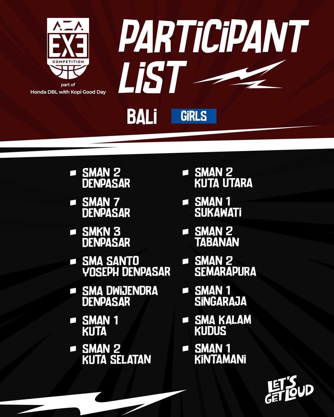 AZA 3x3 Competition DBL Bali