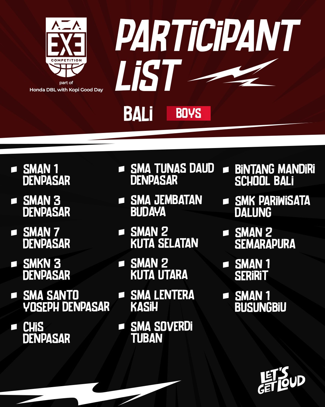 AZA 3x3 Competition DBL Bali
