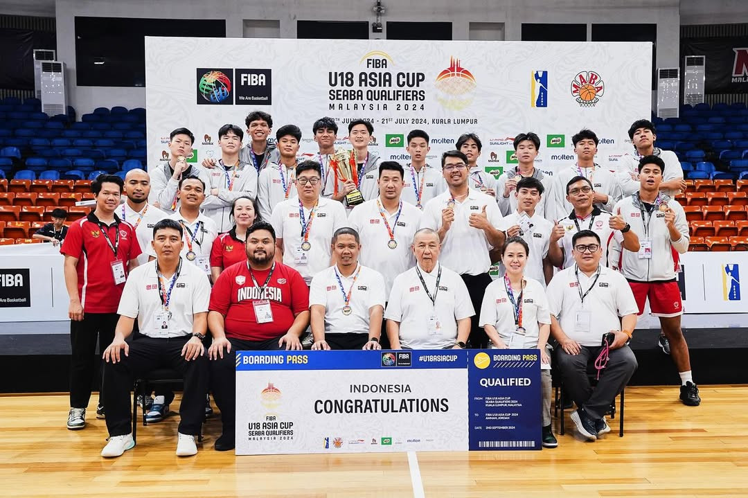 Skuad Timnas Basket Putra Indonesia U18