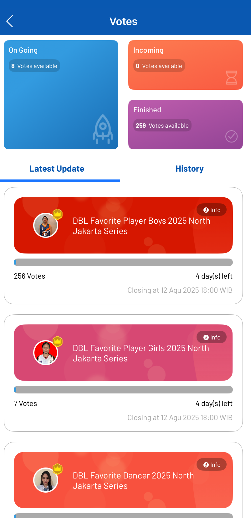 DBL Favorite 2025 North Jakarta 