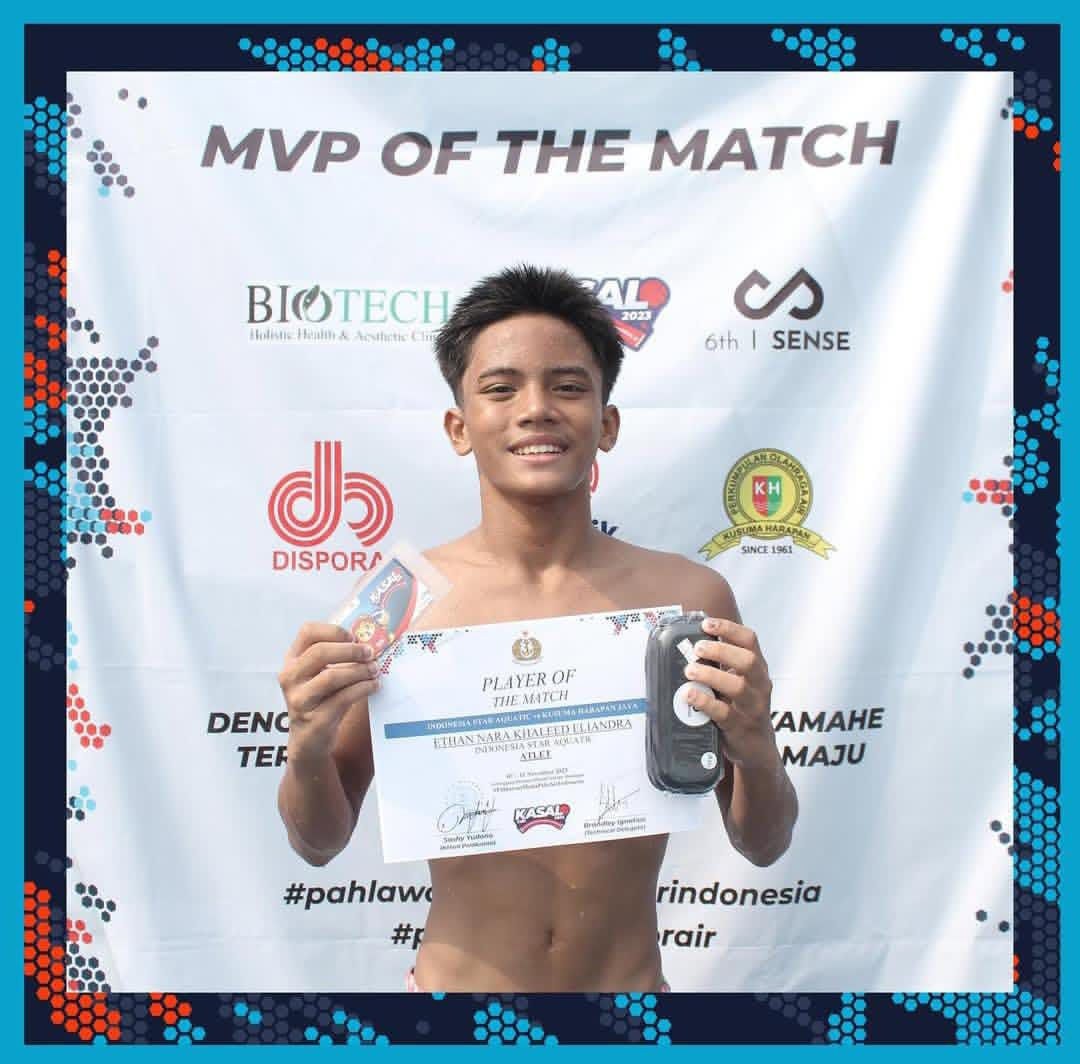 Bukan Cuma Basket, Ethan Eliandra Juga Berprestasi di Olahraga Polo Air!