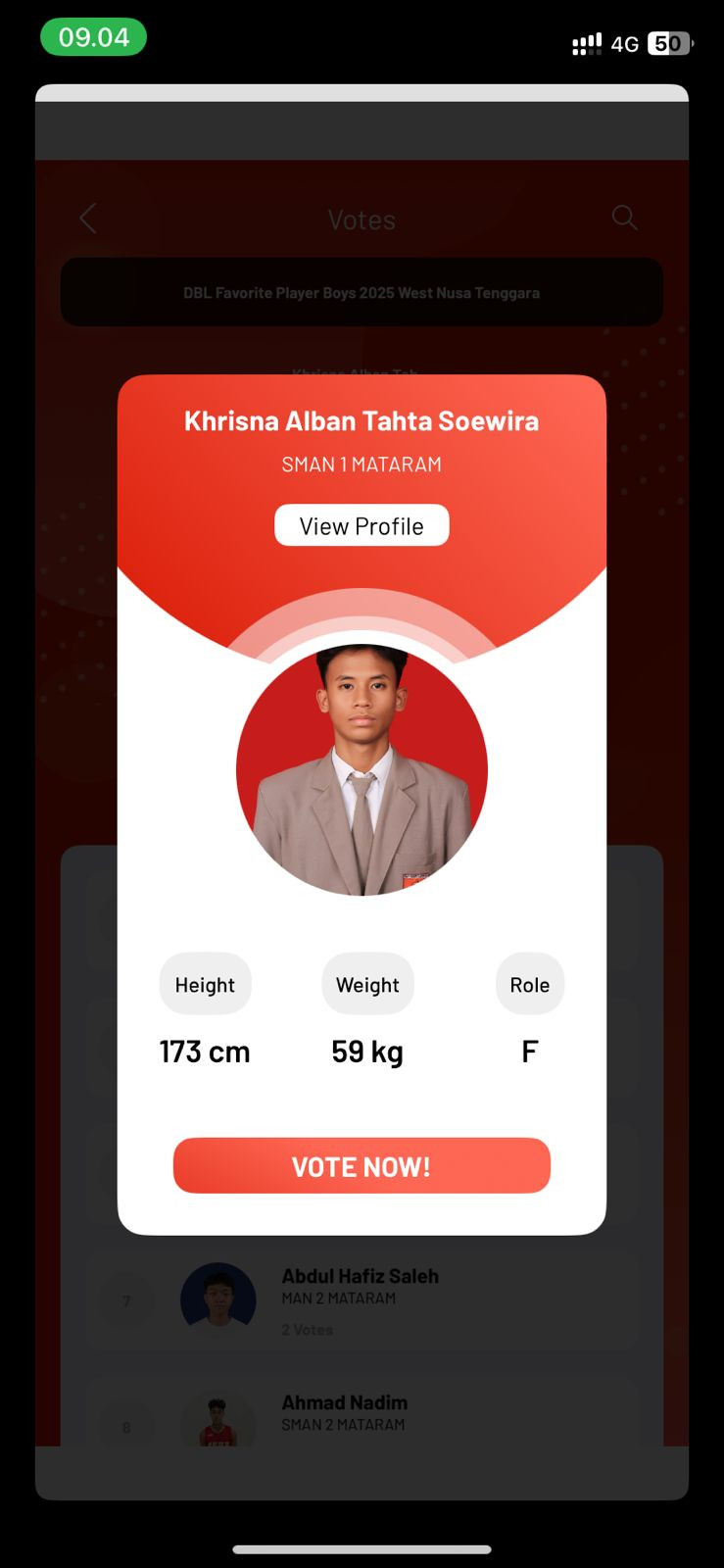 DBL Favorite 2025 West Nusa Tenggara Resmi Dibuka, Dukung Jagoanmu Sekarang!