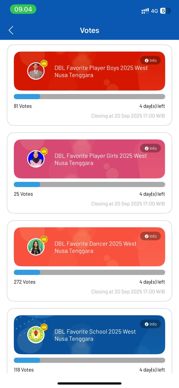 DBL Favorite 2025 West Nusa Tenggara Resmi Dibuka, Dukung Jagoanmu Sekarang!