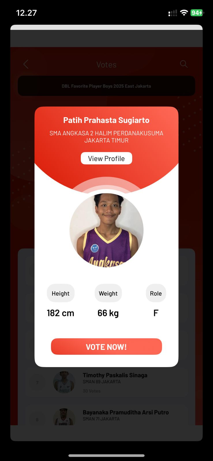 DBL Favorite 2025 East Jakarta 