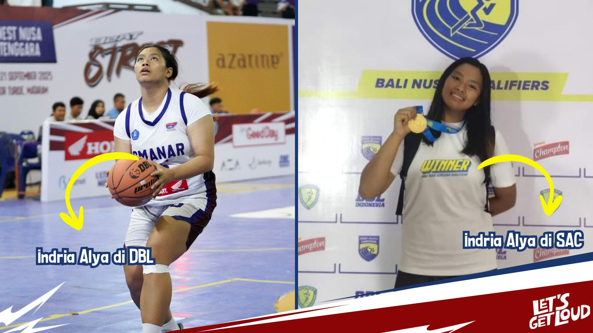 Indria Alya Revalitha: Gemilang di Basket, Berprestasi di Atletik | DBL ID