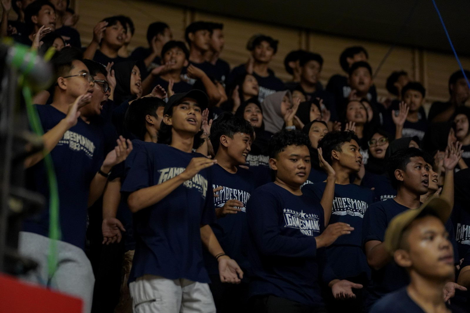 Semangat Gambes Mania dalam satu barisan kala mendukung tim kebanggaannya