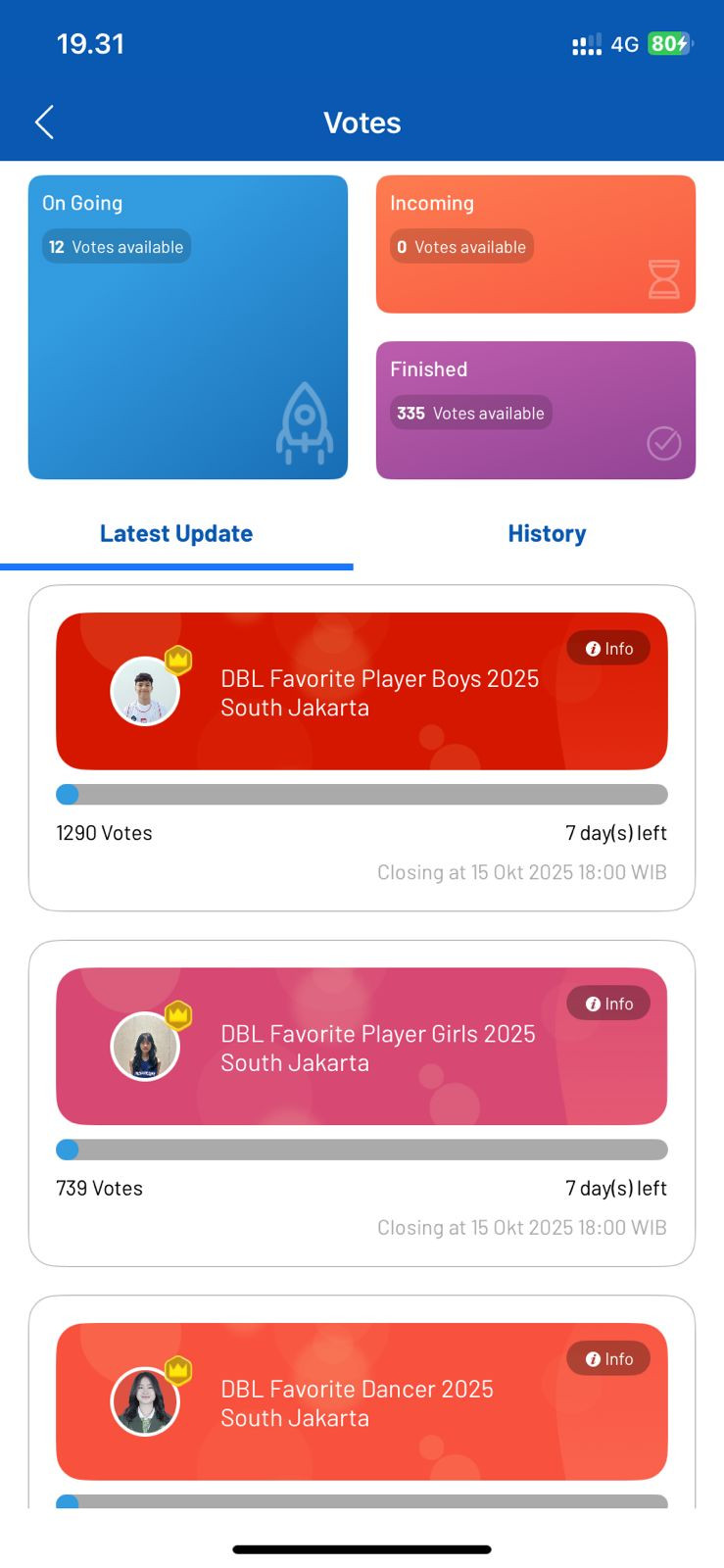 DBL Favorite 2025 South Jakarta