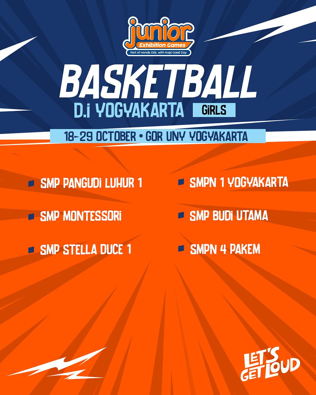Daftar Tim Junior Exhibition Games 2025 Yogyakarta