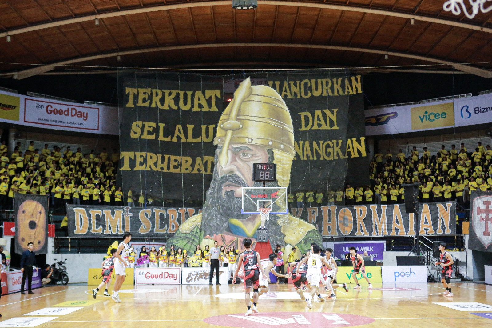 Koreografi Arek Smada yang menggambarkan figur Salahuddin Al Ayyubi