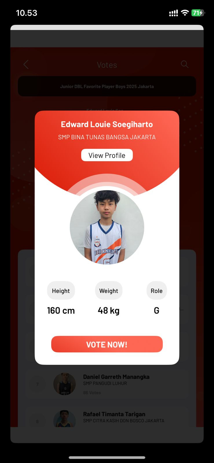 Junior DBL Favorite 2025 Jakarta