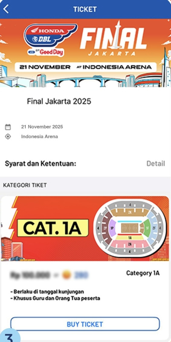 Tiket Final Indonesia Arena 2025