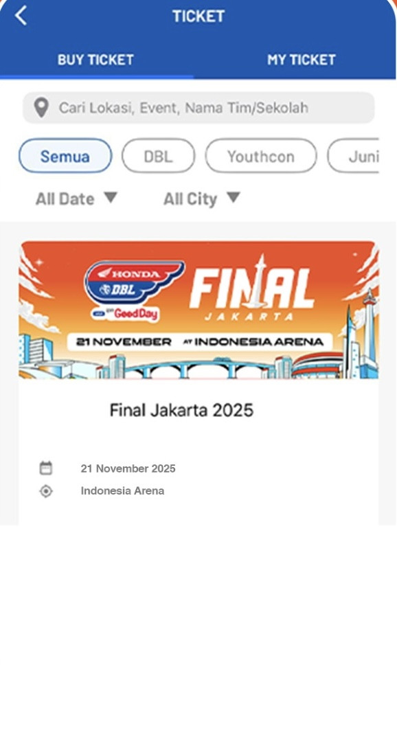 Tiket Final Indonesia Arena 2025