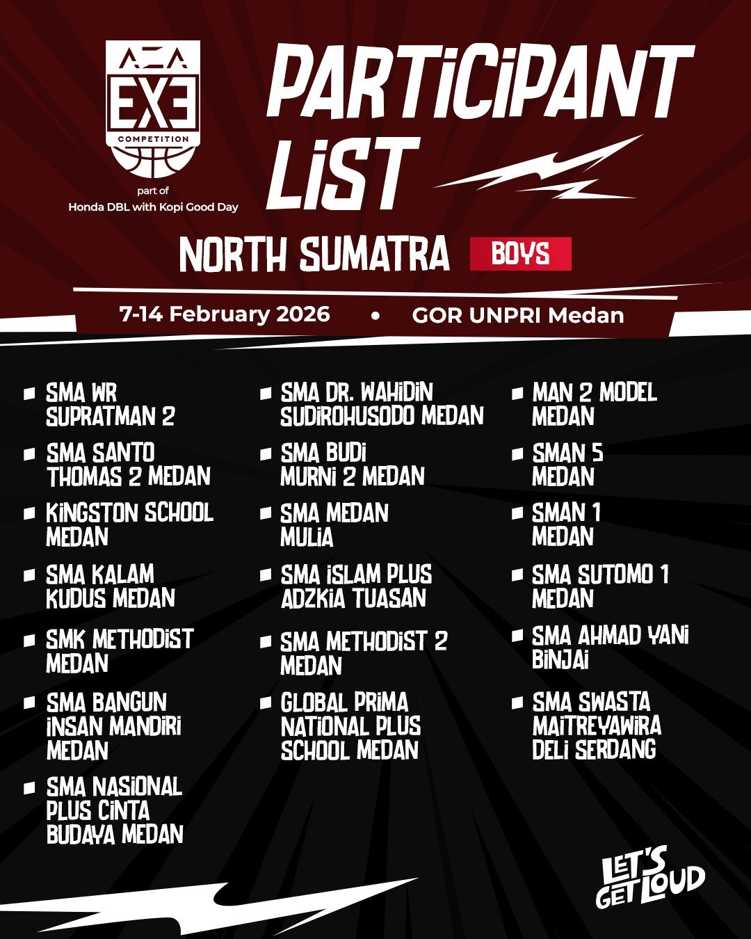 Aza 3x3 competition 2025-2026 north sumatra