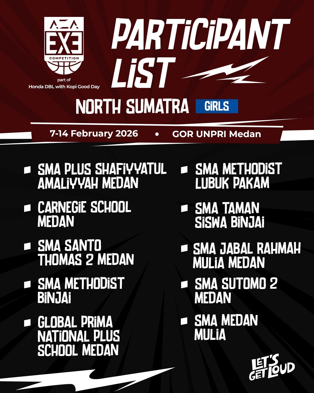 Aza 3x3 competition 2025-2026 north sumatra