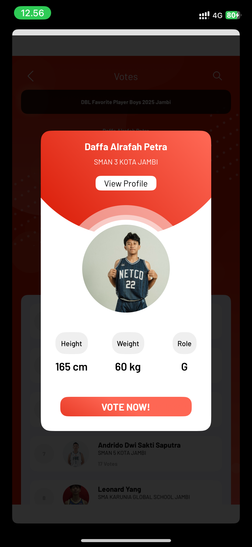 DBL Favorite 2025-2026 Jambi 