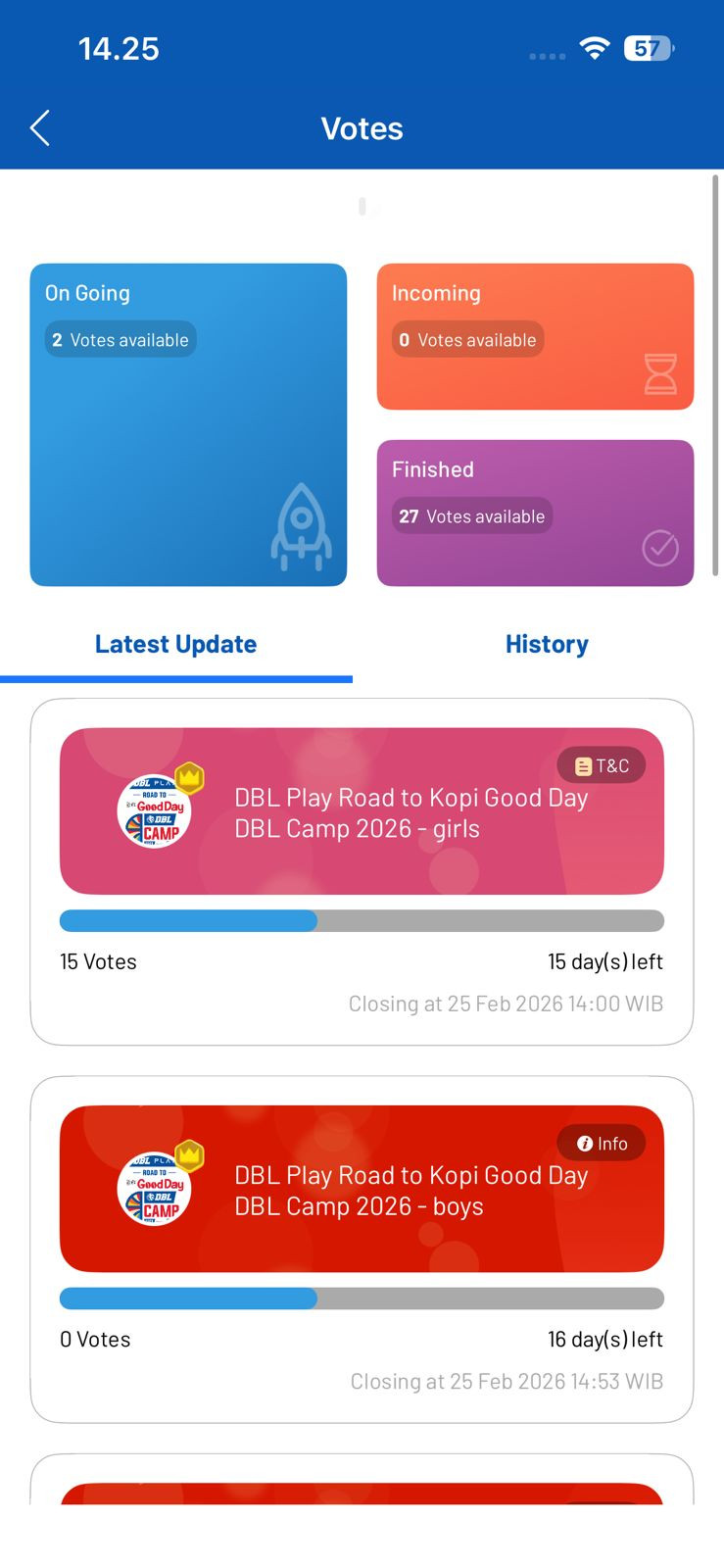 Dbl play road to kopi good day dbl camp 2026