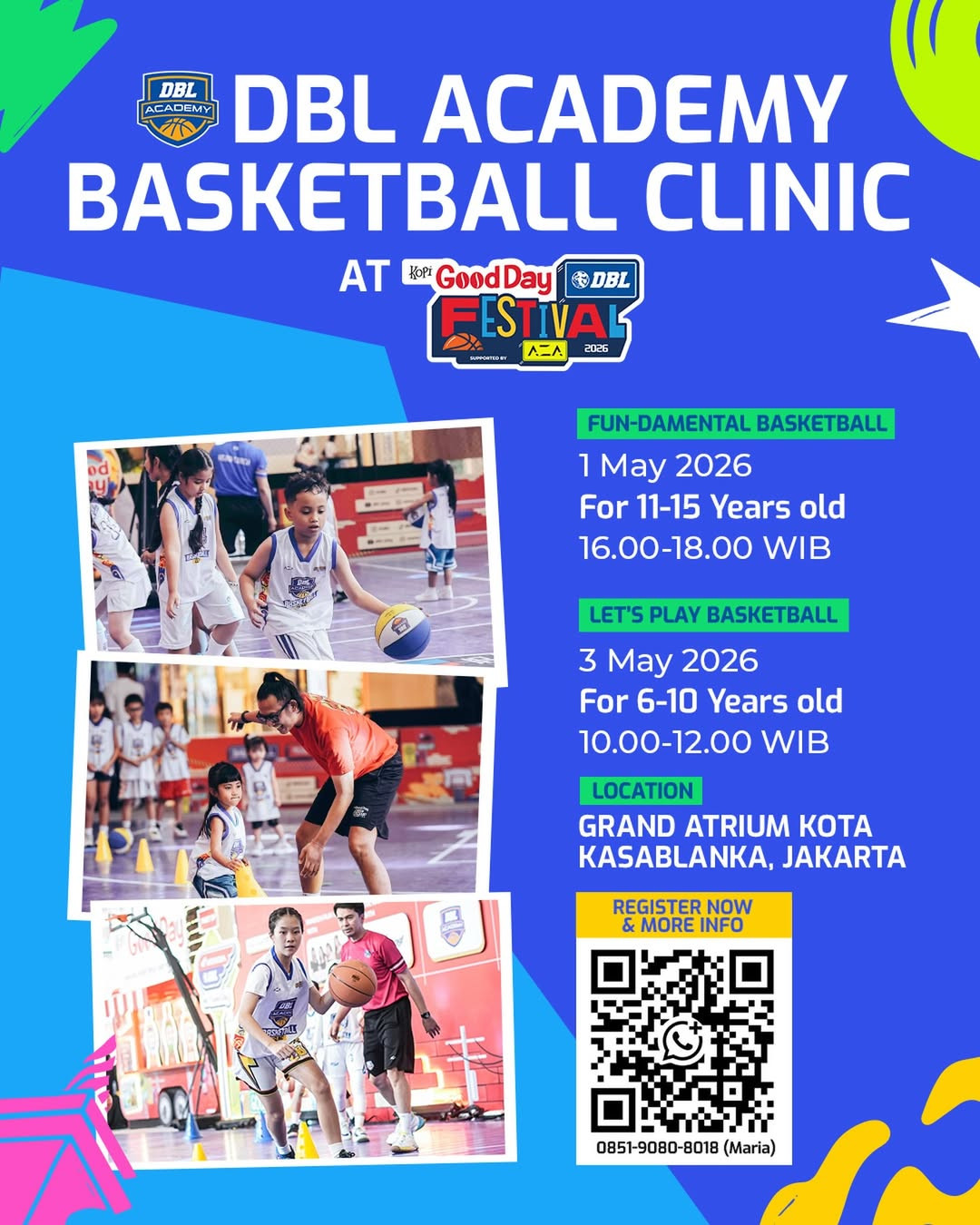BASKETBALL CLINIC WITH DBL ACADEMY