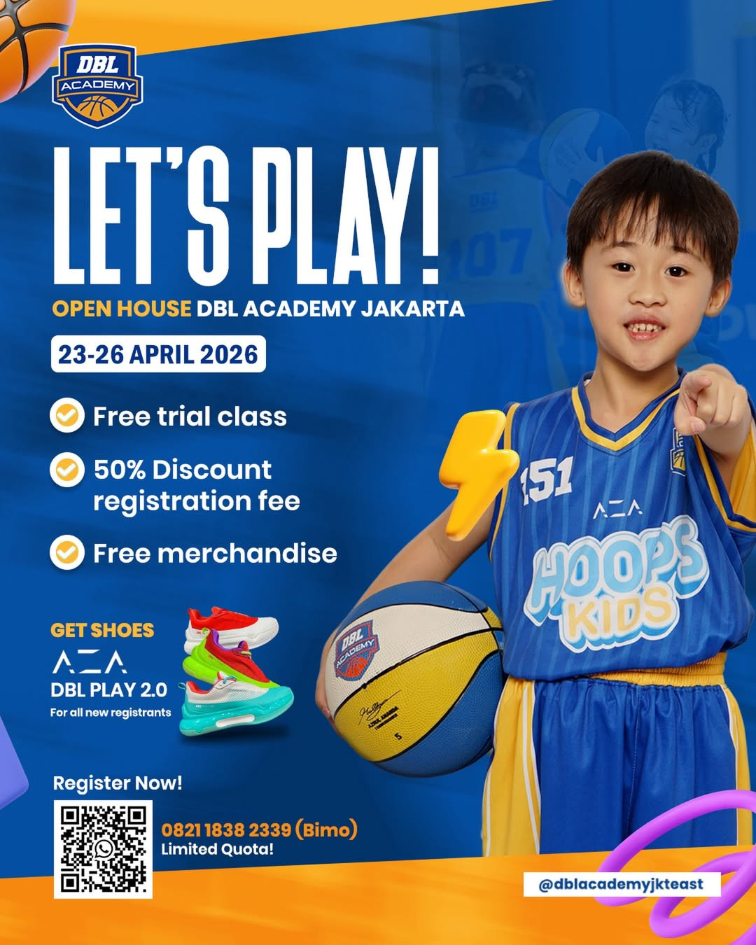 Poster Open House DBL Academy Jakarta