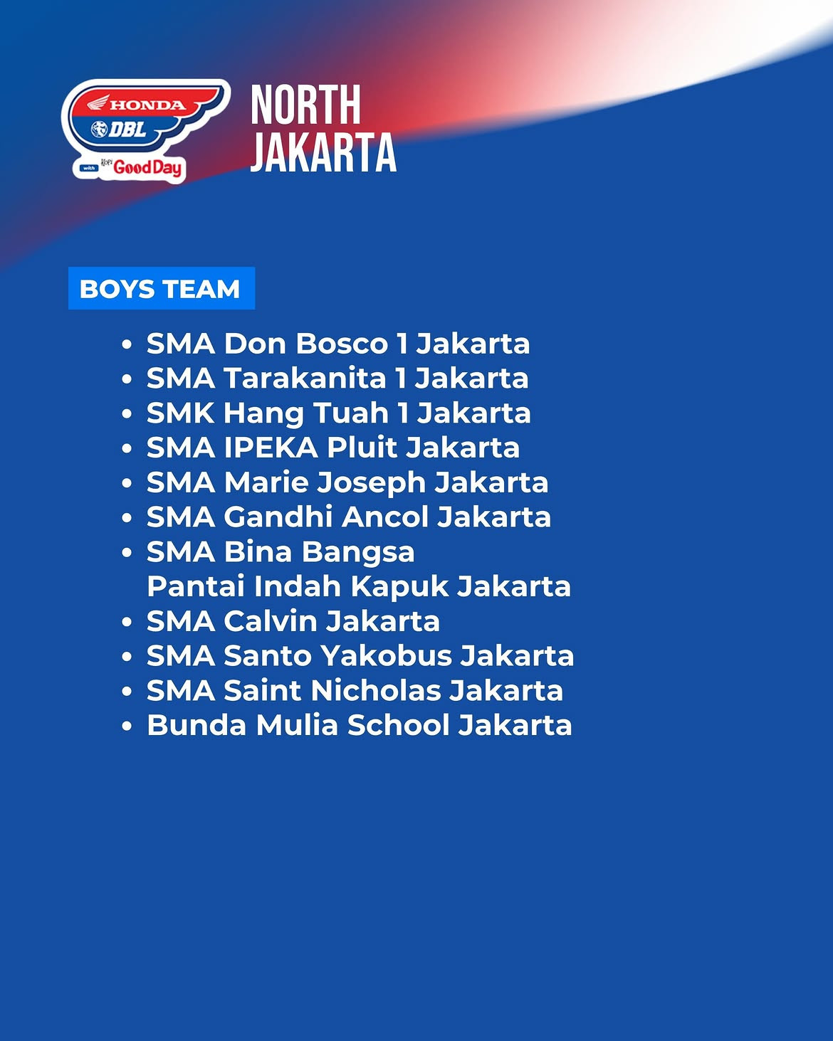 dbl north jakarta 2026