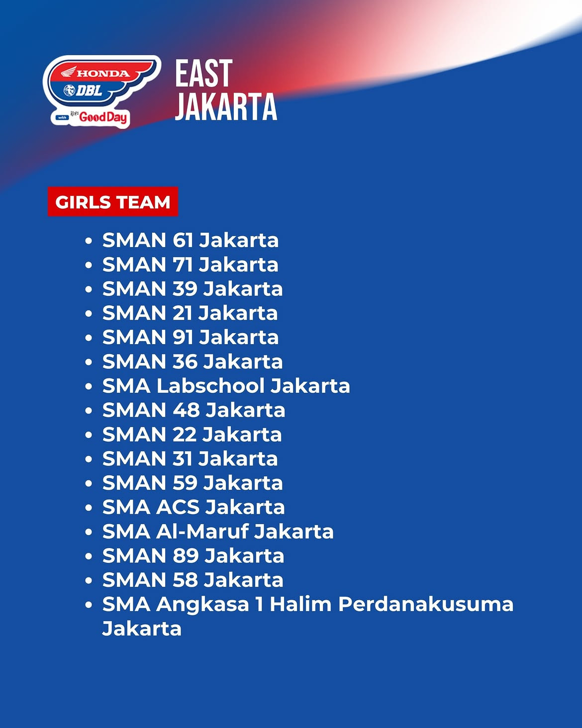 Dbl east jakarta 2026