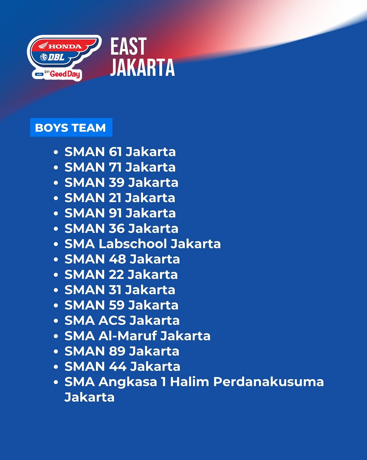 Dbl east jakarta 2026