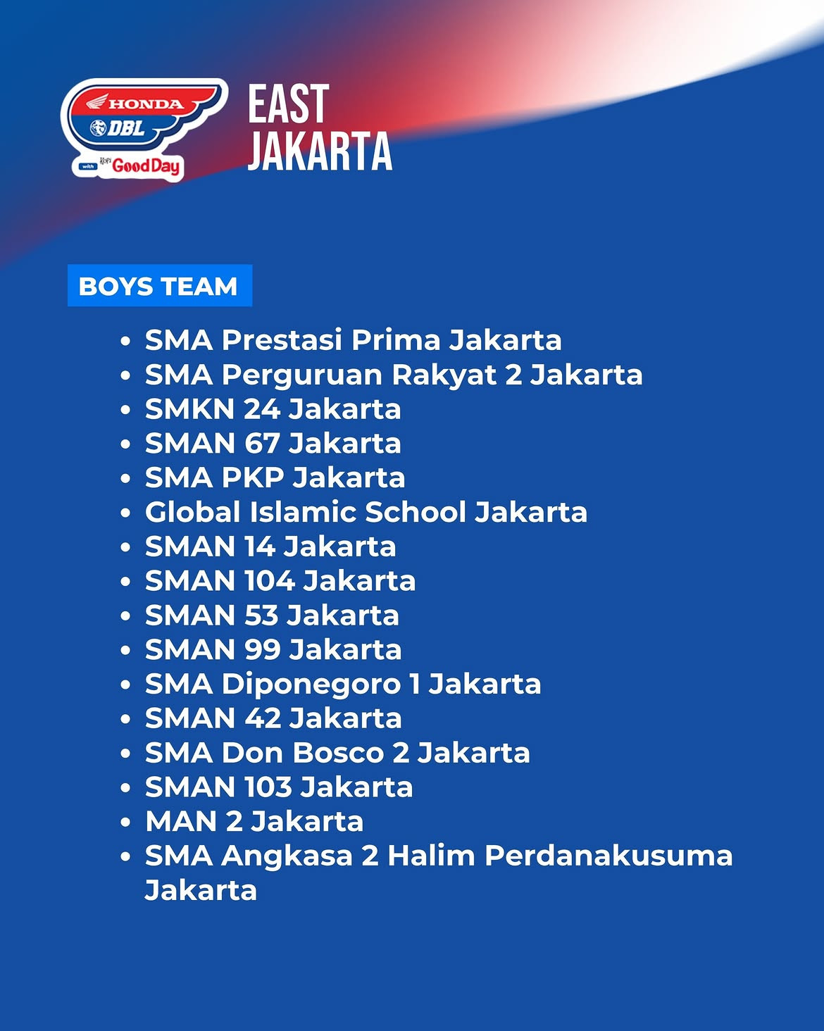 Dbl east jakarta 2026