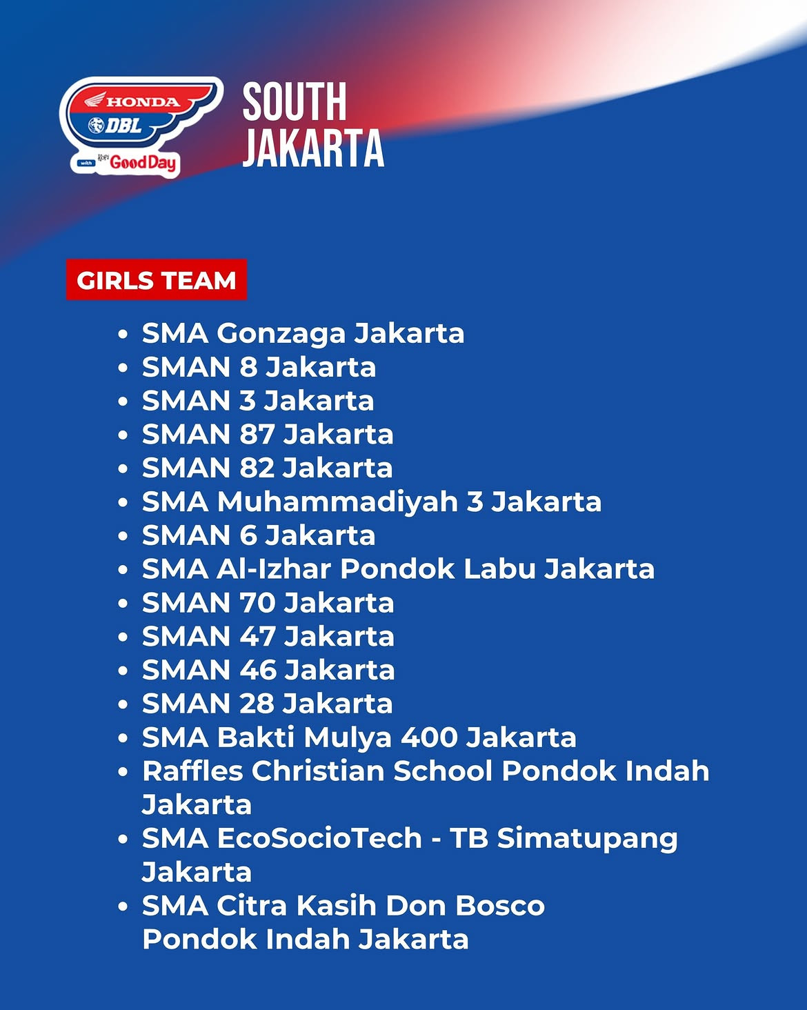 Dbl south jakarta 2026