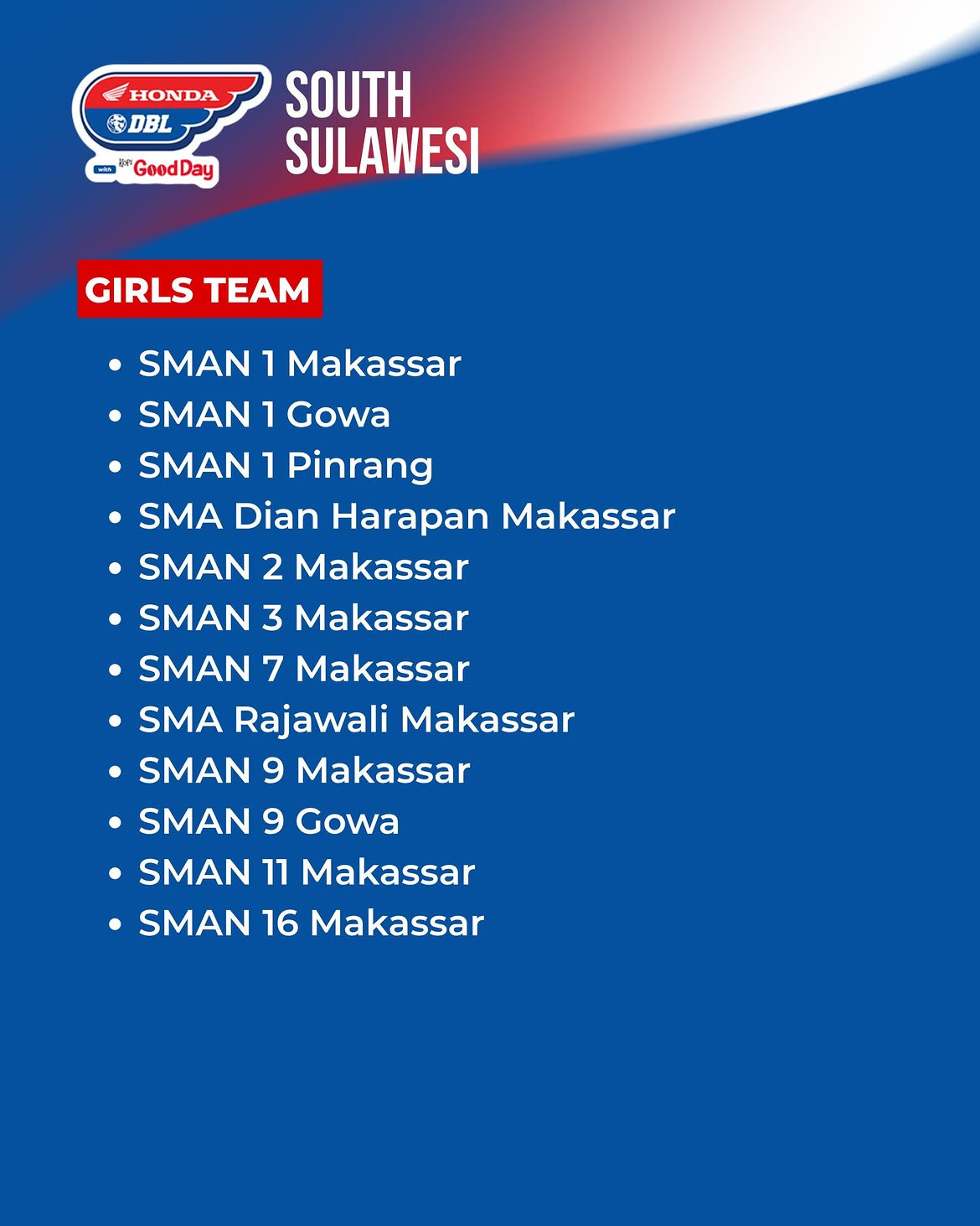 Team-List-DBL-South-Sulawesi-2025