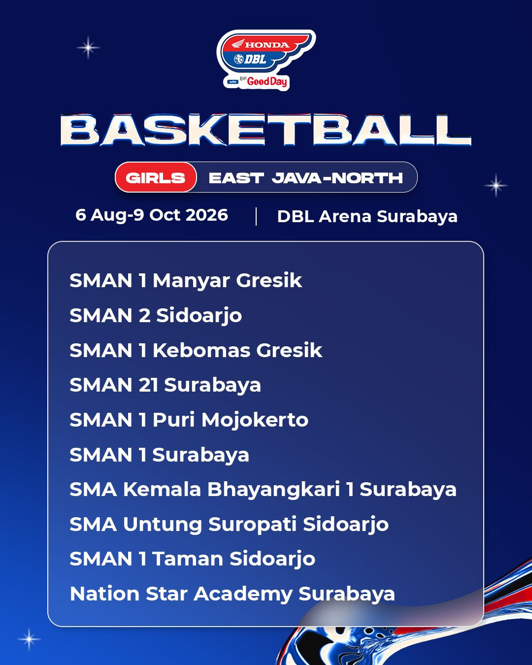 Daftar tim putri