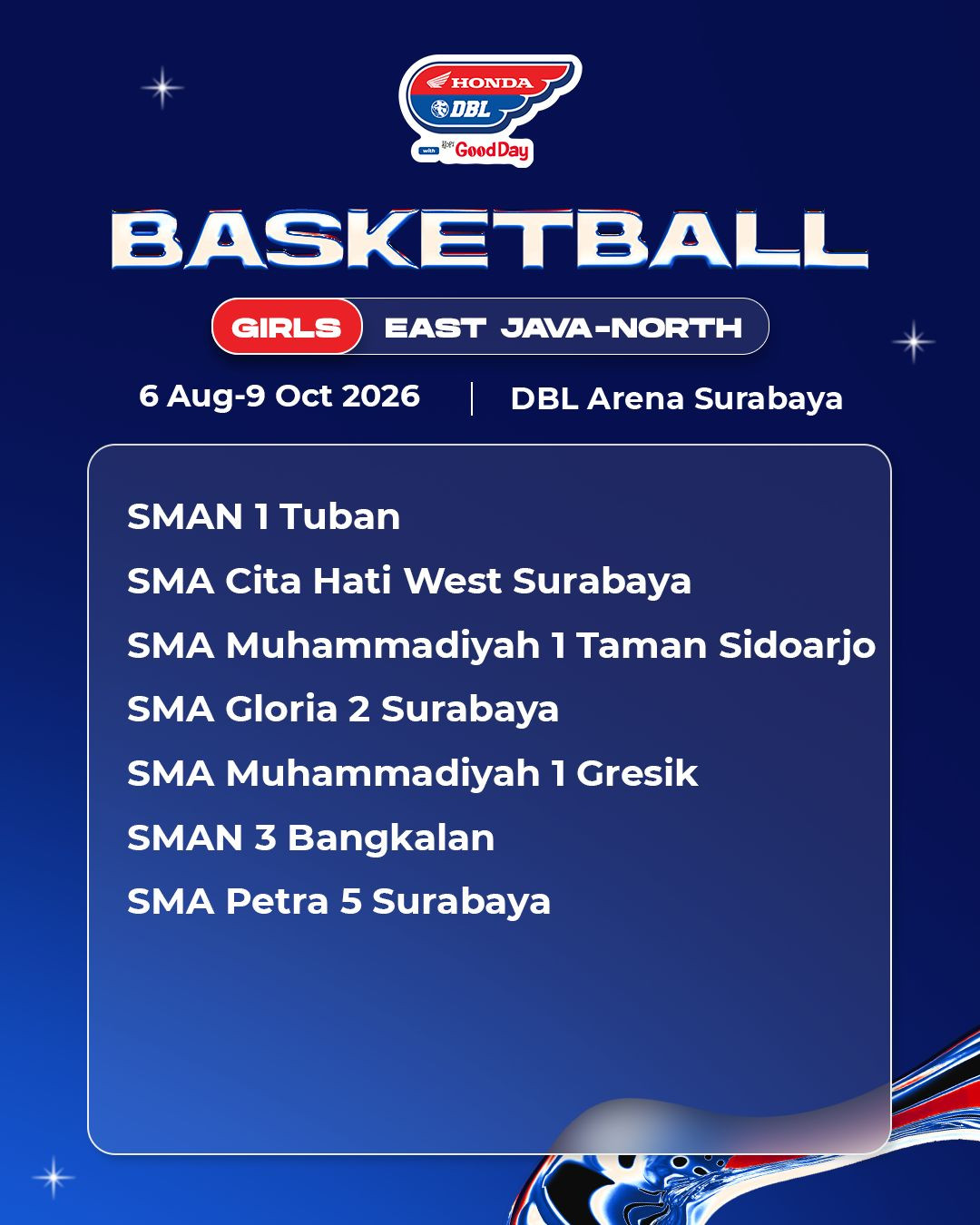Daftar tim putri