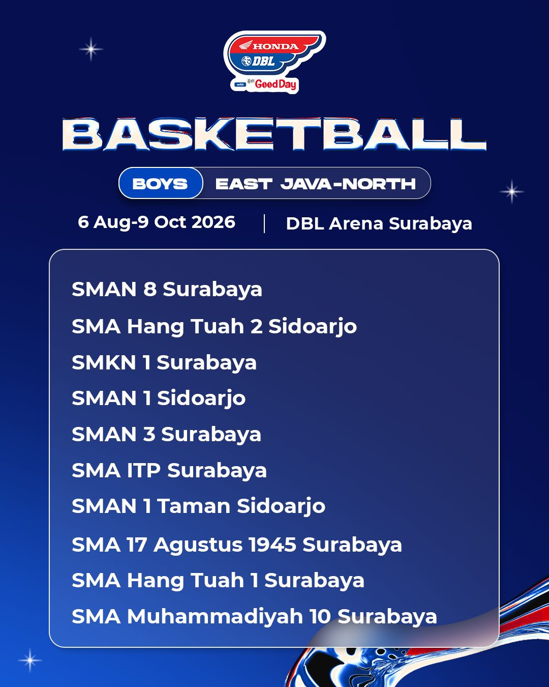 Daftar tim putri