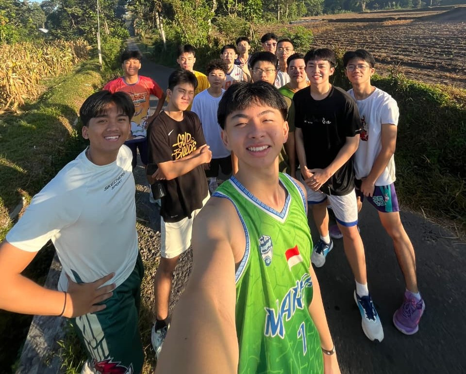 Keseruan Putra Frateran ketika jalani training camp (Foto: Dokumentasi pribadi Jonathan Stevianus Setiady)