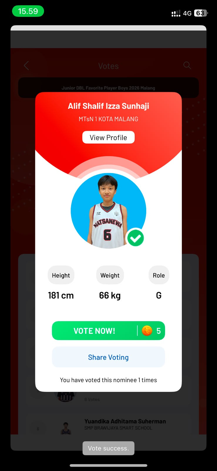 DBL Favorite 2026 East Java-South