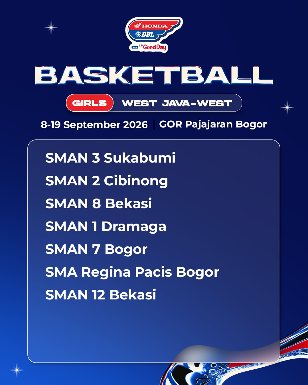 Daftar tim putri