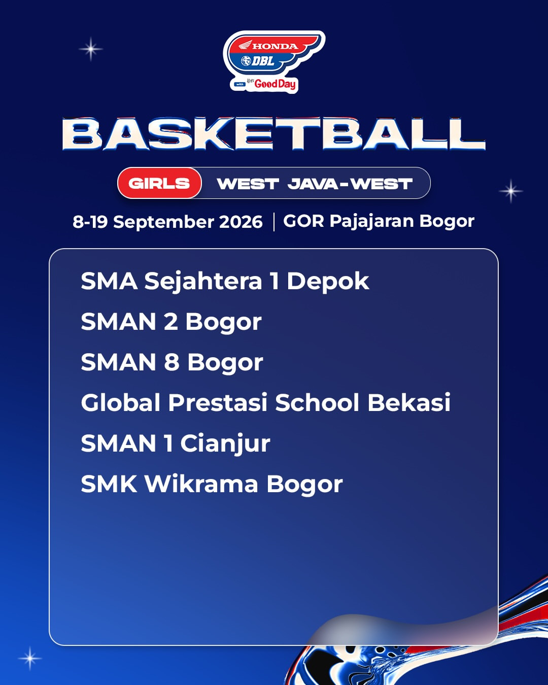 Daftar tim putri