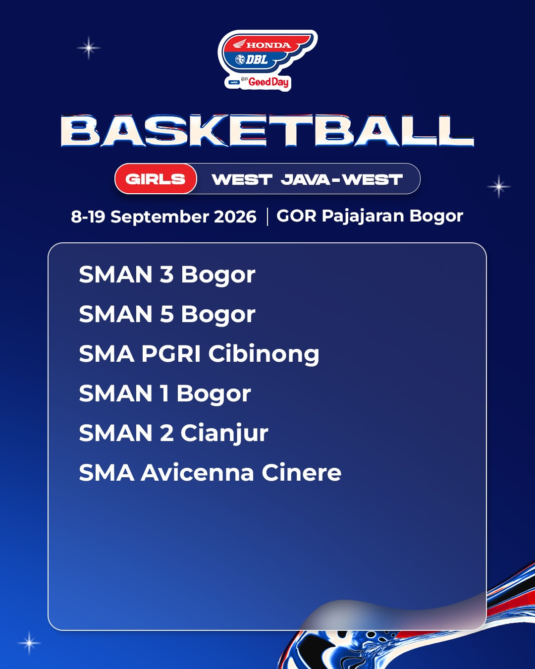 Daftar tim putri