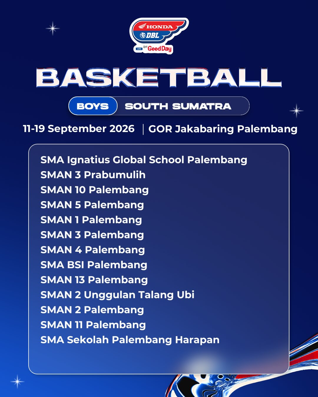 Dbl south sumatra 2026