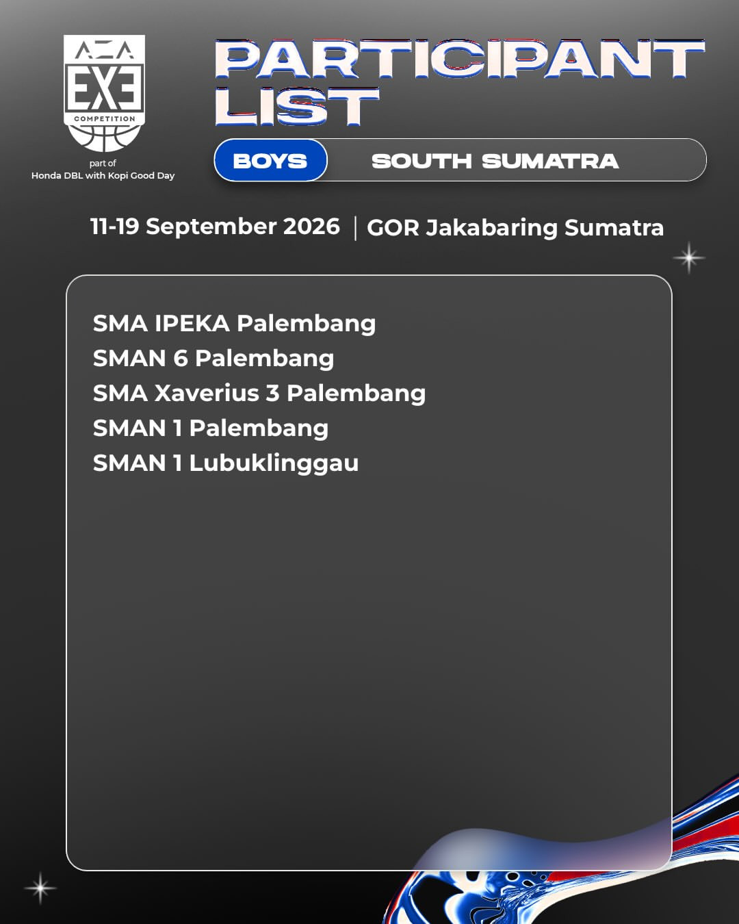 Aza 3x3 competition 2026 south sumatra