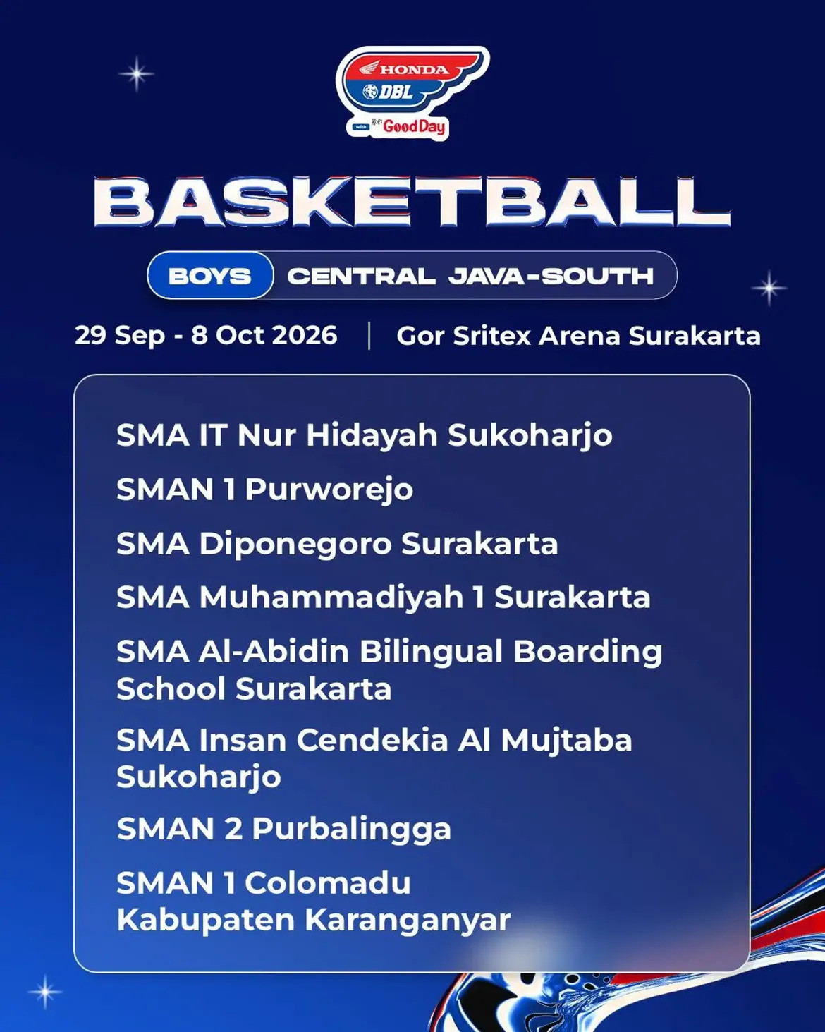 Team-List-DBL-Central-Java-South