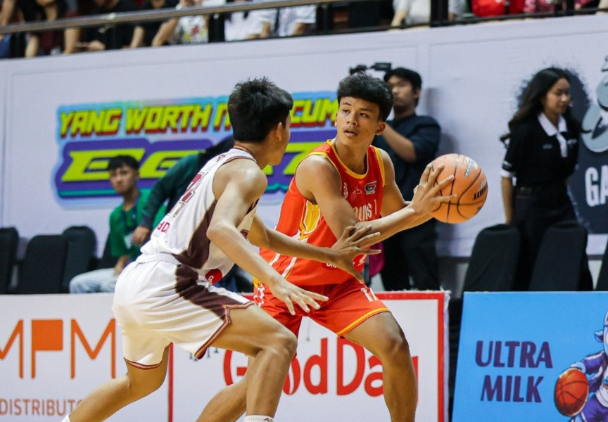Aksi Ramadhan Audrey Mahardika di laga debutnya di ajang Honda DBL with Kopi Good Day 2026 East Java-North