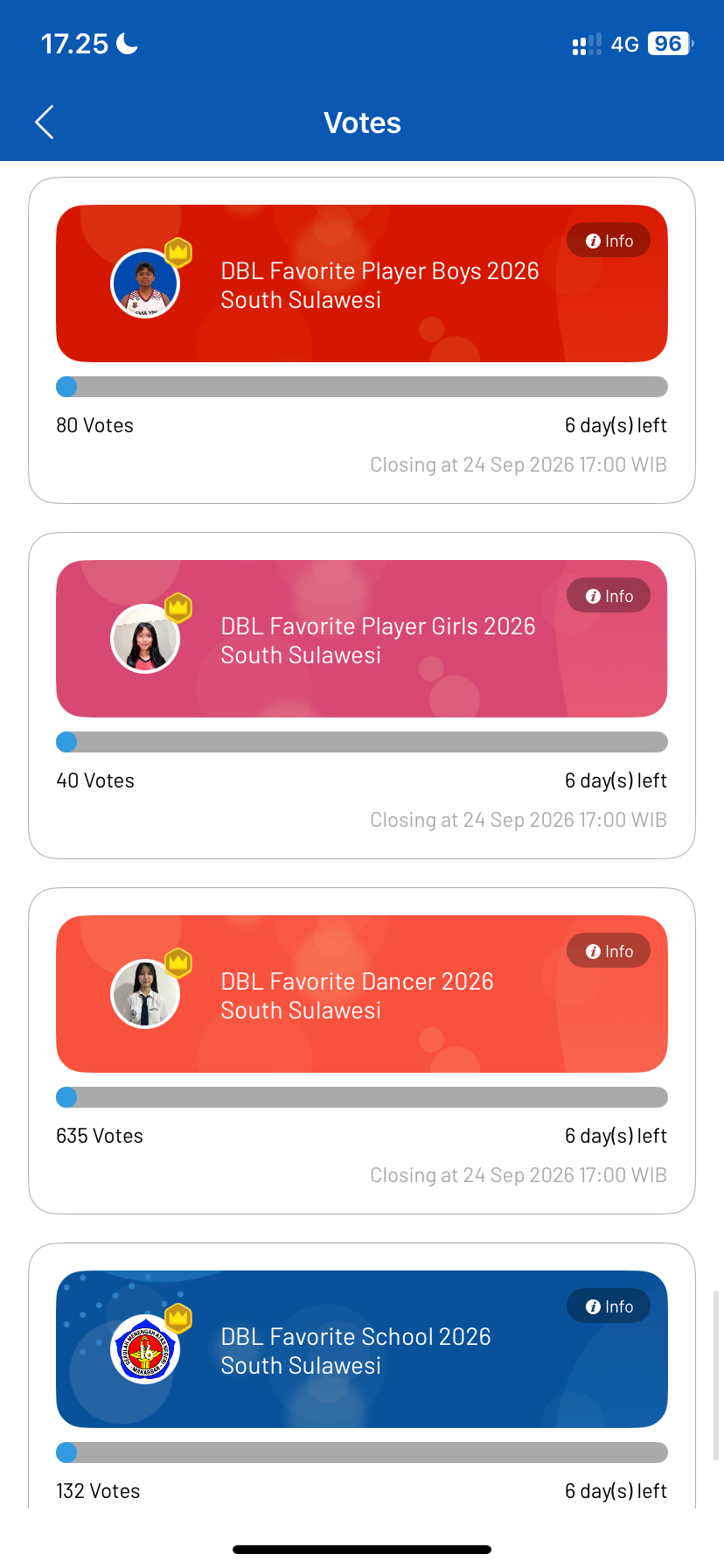 DBL Favorite 2026 South Sulawesi