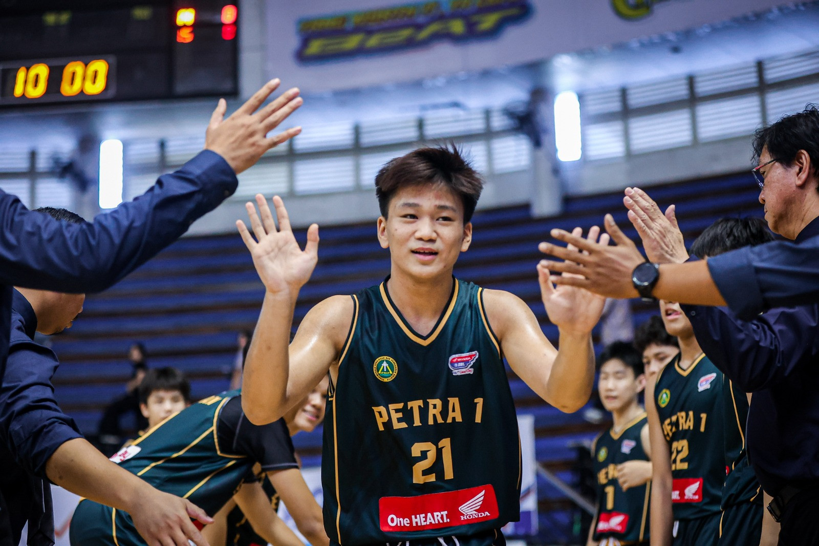Venedict Feivel saat mulai memasuki lapangan untuk membela putra Petra 1 di ajang Honda DBL with Kopi Good Day 2026 East Java-North