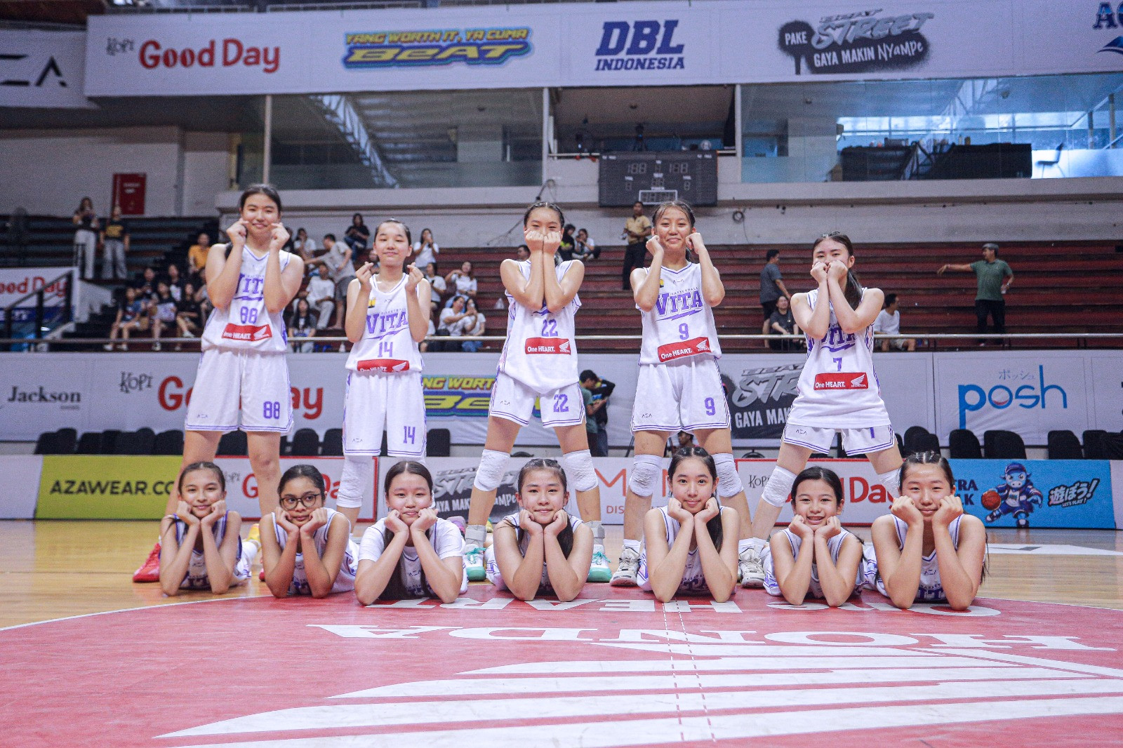 Potret Putri Vita usai berlaga di Junior DBL 2026 Surabaya