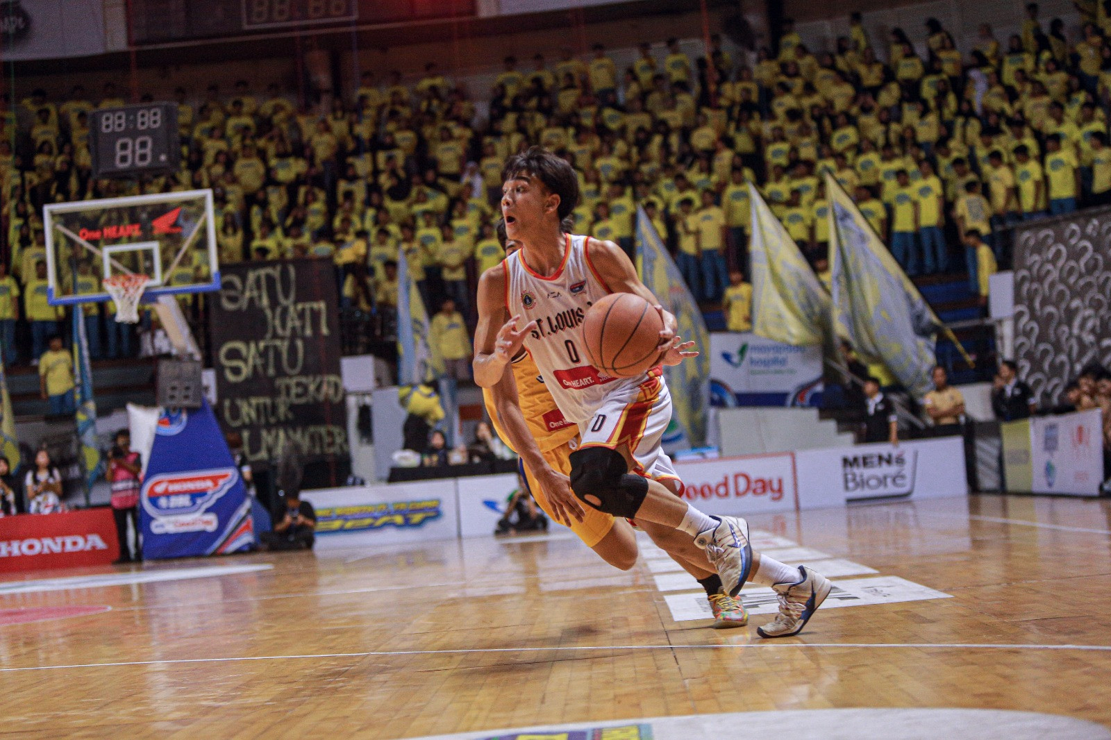 Aksi Nicholas Kenzo Wiyanto di babak Fantastic Four Honda DBL with Kopi Good Day 2026 East Java-North