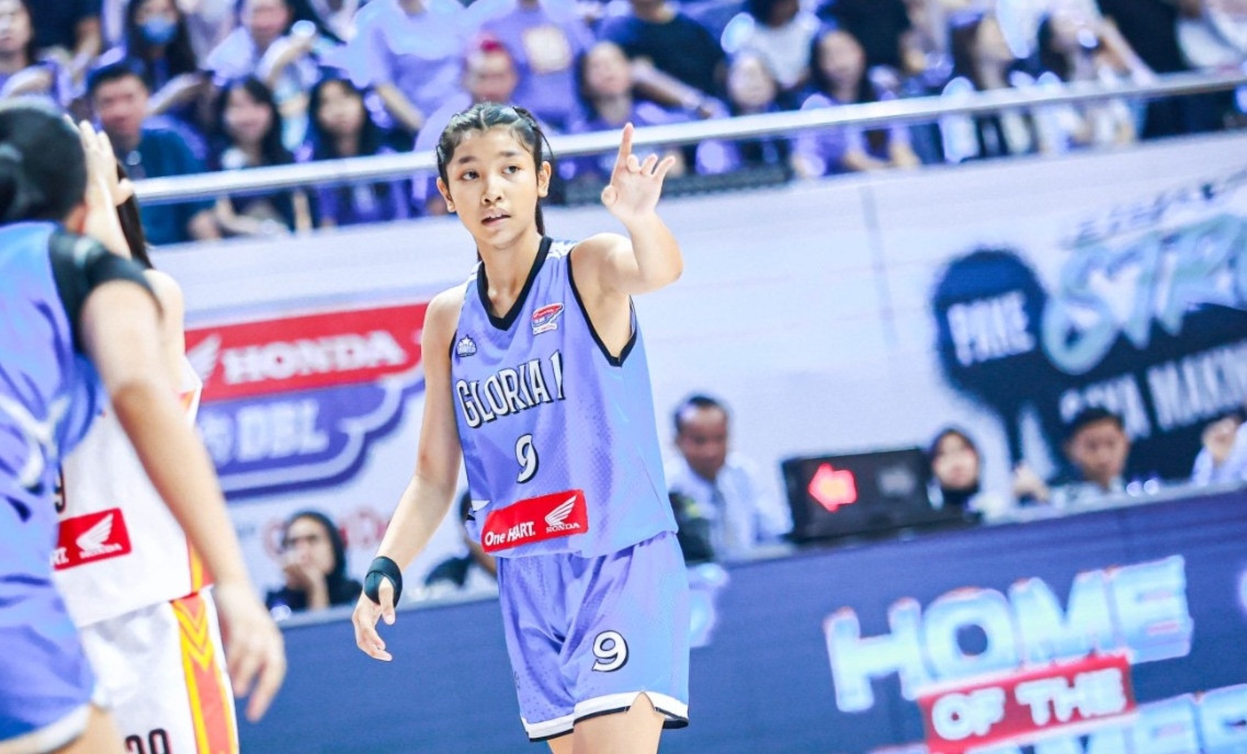 Kadek Kiarra Valerie Triyasa saat berkomunikasi pada rekannya di Final Party DBL East Java-North 2026