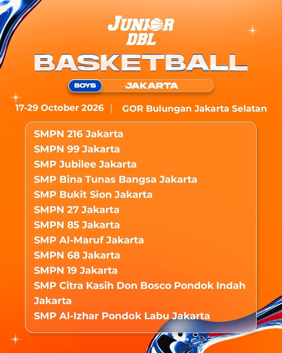 Junior dbl 2026 jakarta
