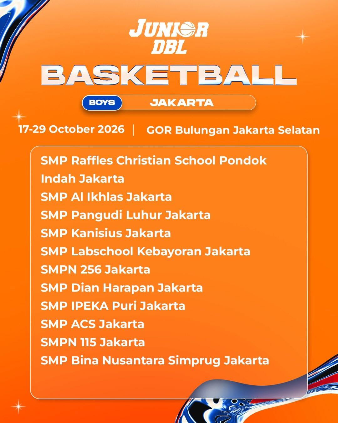 Junior dbl 2026 jakarta